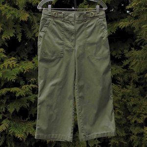 WHBM "THE WIDE LEG" Crop Pants